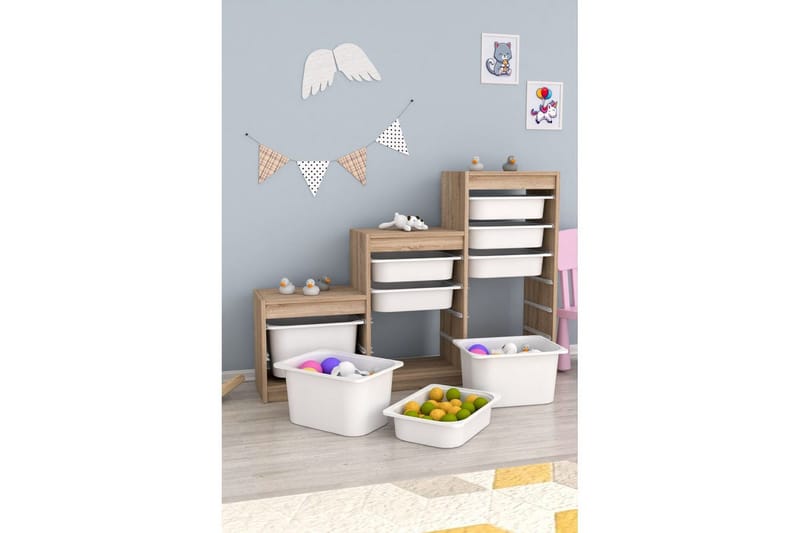 Monikäyttöinen kaappi Swiss Sonomo Valkoinen - Sonomo Valkoinen - Säilytys - Piensäilytys - Säilytyslaatikko