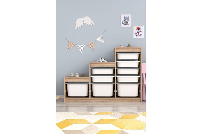 Monikäyttöinen kaappi Swiss Sonomo Valkoinen - Sonomo Valkoinen - Säilytys - Piensäilytys - Säilytyslaatikko