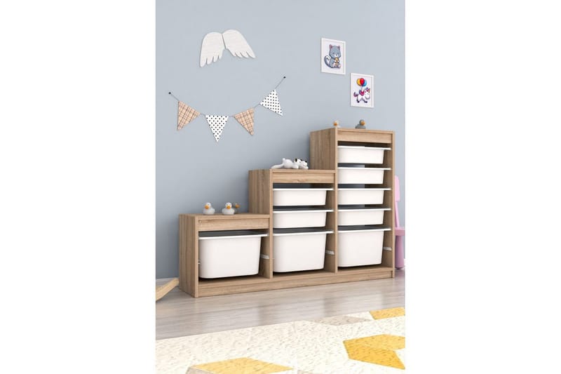 Monikäyttöinen kaappi Swiss Sonomo Valkoinen - Sonomo Valkoinen - Säilytys - Piensäilytys - Säilytyslaatikko