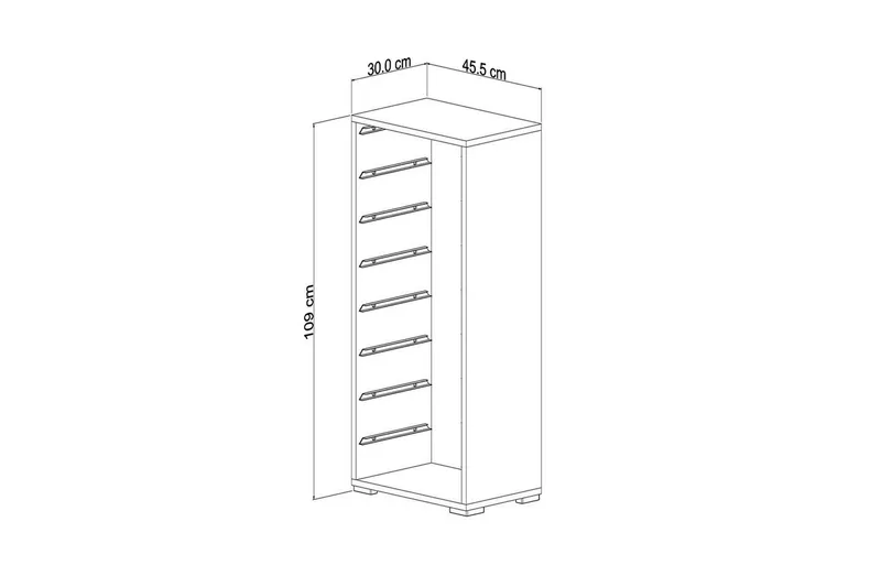 Monikäyttöinen kaappi Versa Valkoinen / Keltainen - Valkoinen / Keltainen - Säilytys - Piensäilytys - Säilytyslaatikko
