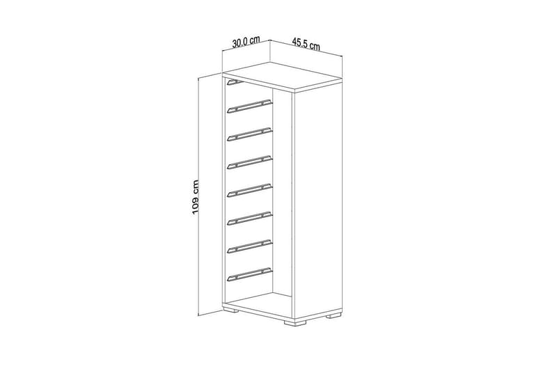 Monikäyttöinen kaappi Versa Valkoinen / Sininen - Valkoinen / Sininen - Säilytys - Piensäilytys - Säilytyslaatikko