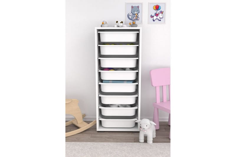 Monikäyttöinen kaappi Versa Valkoinen - Valkoinen - Säilytys - Piensäilytys - Säilytyslaatikko