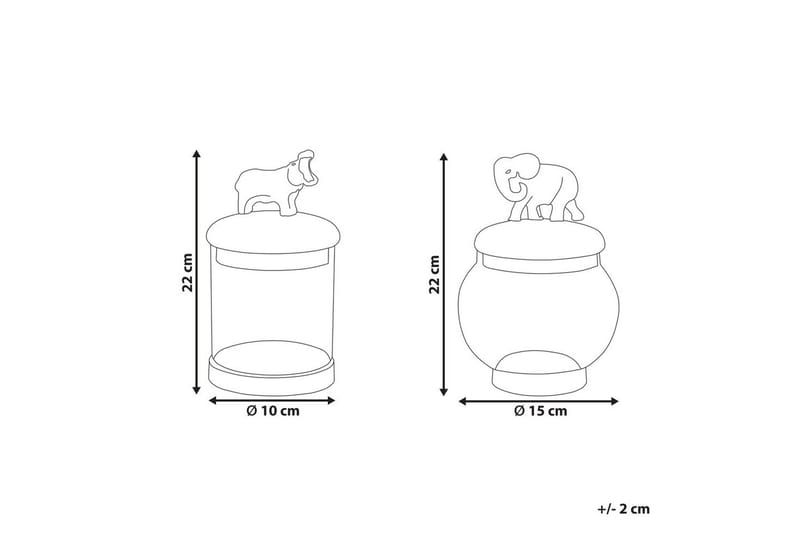Pieni kylpyhuonekaappi Laki, 2:n setti - Säilytys - Piensäilytys - Säilytyslaatikko