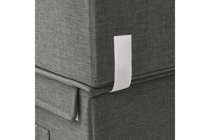 Pinottava 4-osainen säilytyslaatikkosarja kangas antrasiitti - Antrasiitti - Laatikko - Säilytyslaatikko