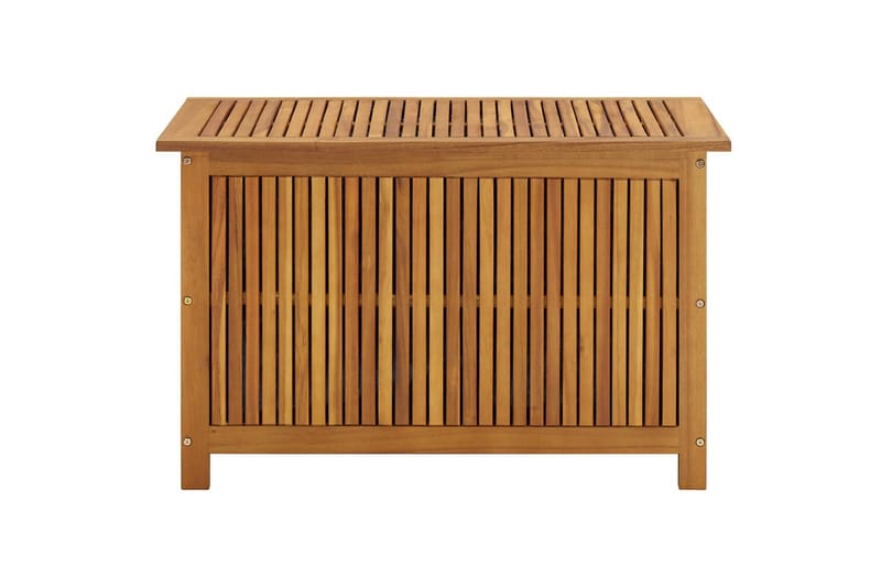 Puutarhan varastolaatikko 90x50x106 cm täysi akaasiapuu - Ruskea - Säilytys - Piensäilytys - Säilytyslaatikko