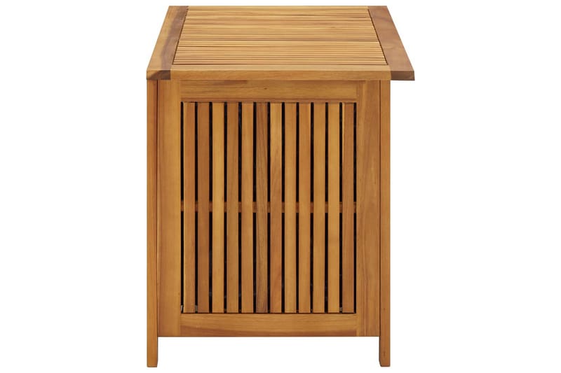 Puutarhan varastolaatikko 90x50x106 cm täysi akaasiapuu - Ruskea - Säilytys - Piensäilytys - Säilytyslaatikko