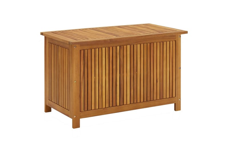 Puutarhan varastolaatikko 90x50x106 cm täysi akaasiapuu - Ruskea - Säilytys - Piensäilytys - Säilytyslaatikko