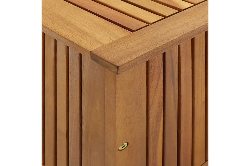 Puutarhan varastolaatikko 90x50x106 cm täysi akaasiapuu - Ruskea - Säilytys - Piensäilytys - Säilytyslaatikko