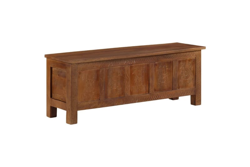 Säilytyslaatikko 110x30x40 cm täysi mangopuu - Ruskea - Säilytys - Piensäilytys - Säilytyslaatikko
