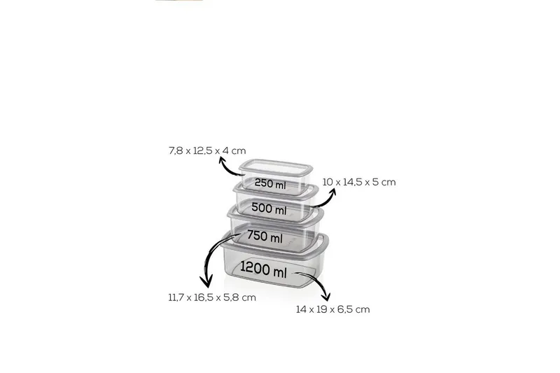 Säilytyslaatikko (16 kappaletta) Rasalas16 Antrasiitti - Antrasiitti - Säilytys - Piensäilytys - Säilytyslaatikko