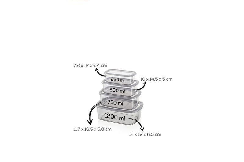 Säilytyslaatikko (16 kappaletta) Rasalas16 Antrasiitti - Antrasiitti - Säilytys - Piensäilytys - Säilytyslaatikko