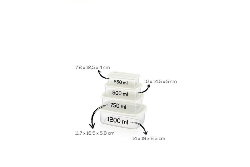 Säilytyslaatikko (16 kappaletta) Rasalas16 Harmaa - Harmaa - Säilytys - Piensäilytys - Säilytyslaatikko