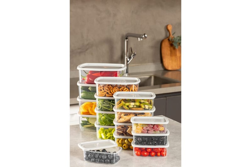 Säilytyslaatikko (16 kappaletta) Rasalas16 Harmaa - Harmaa - Säilytys - Piensäilytys - Säilytyslaatikko