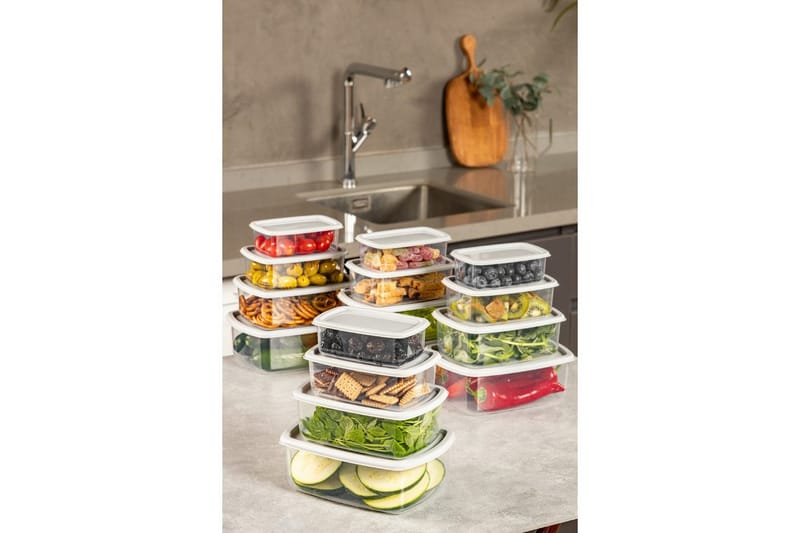 Säilytyslaatikko (16 kappaletta) Rasalas16 Harmaa - Harmaa - Säilytys - Piensäilytys - Säilytyslaatikko