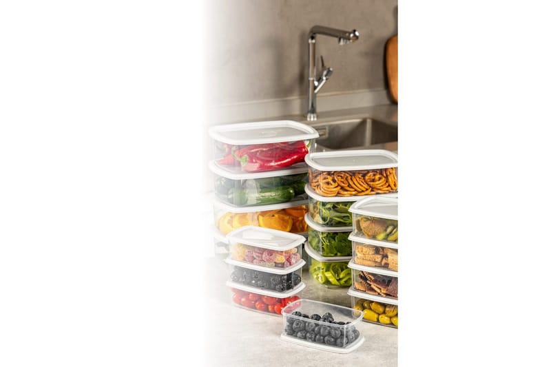 Säilytyslaatikko (16 kappaletta) Rasalas16 Harmaa - Harmaa - Säilytys - Piensäilytys - Säilytyslaatikko