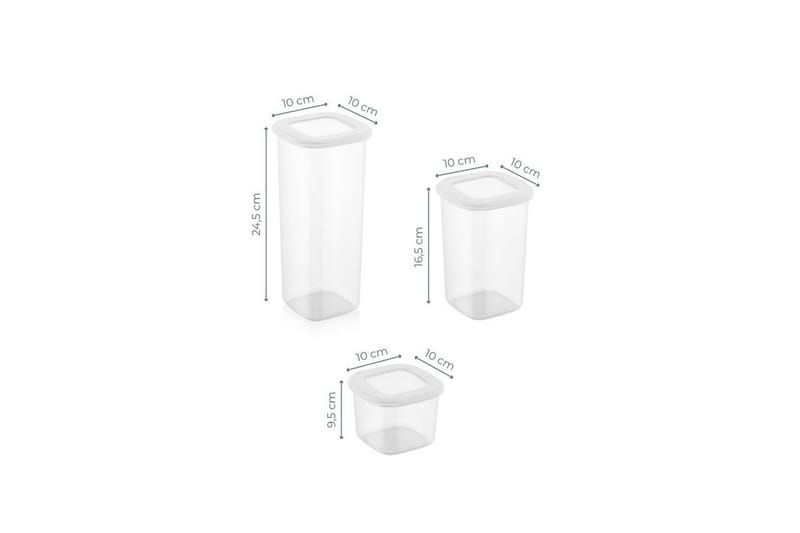 Säilytyslaatikko (24 kappaletta) Syril-valkoinen - Valkoinen - Säilytys - Piensäilytys - Säilytyslaatikko