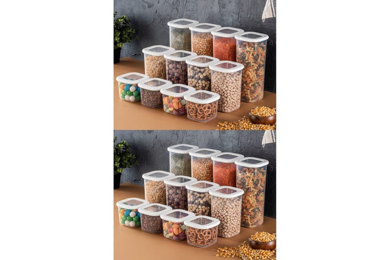 Säilytyslaatikko (24 kappaletta) Syril-valkoinen - Valkoinen - Säilytys - Piensäilytys - Säilytyslaatikko