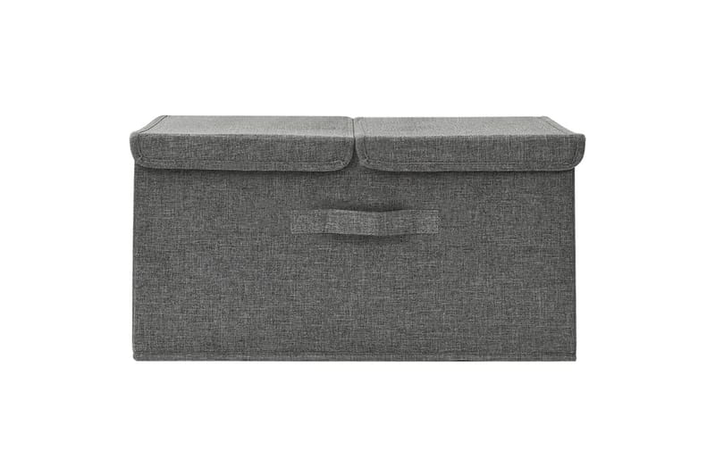 Säilytyslaatikko kangas 50x30x25 cm antrasiitti - Antrasiitti - Säilytys - Piensäilytys - Säilytyslaatikko