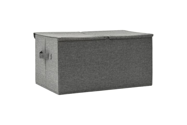 Säilytyslaatikko kangas 50x30x25 cm antrasiitti - Antrasiitti - Säilytyslaatikko - Laatikko