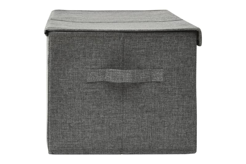 Säilytyslaatikko kangas 50x30x25 cm antrasiitti - Antrasiitti - Säilytys - Piensäilytys - Säilytyslaatikko