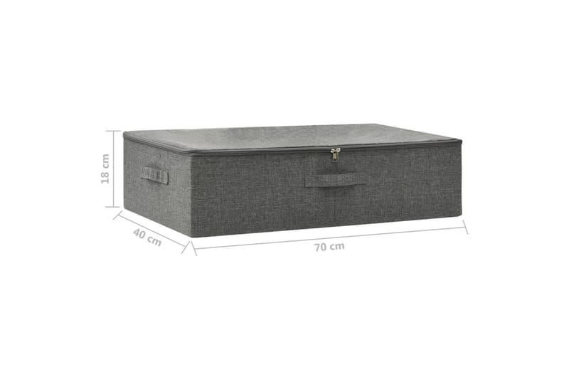 Säilytyslaatikko kangas 70x40x18 cm antrasiitti - Antrasiitti - Säilytys - Piensäilytys - Säilytyslaatikko
