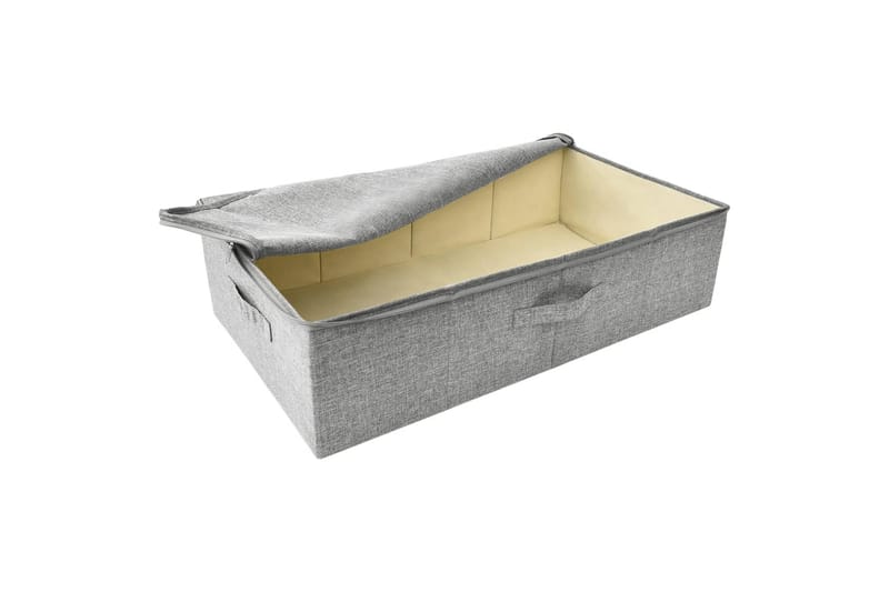 Säilytyslaatikko kangas 70x40x18 cm harmaa - Harmaa - Säilytys - Piensäilytys - Säilytyslaatikko
