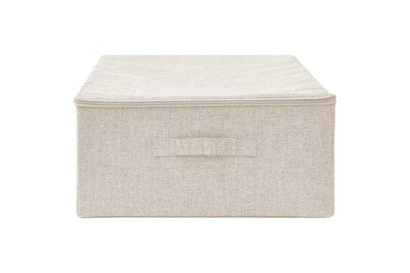 Säilytyslaatikko kangas 70x40x18 cm kerma - Kerma - Säilytys - Piensäilytys - Säilytyslaatikko