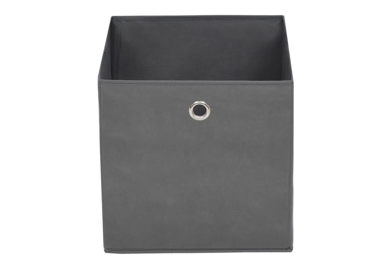 Säilytyslaatikot 10 kpl kuitukangas 28x28x28 cm harmaa - Harmaa - Säilytys - Piensäilytys - Säilytyslaatikko