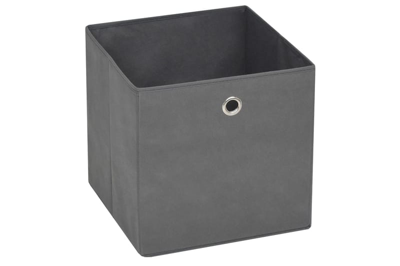 Säilytyslaatikot 10 kpl kuitukangas 28x28x28 cm harmaa - Harmaa - Säilytys - Piensäilytys - Säilytyslaatikko