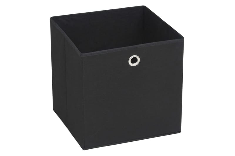 Säilytyslaatikot 10 kpl kuitukangas 28x28x28 cm musta - Musta - Säilytys - Piensäilytys - Säilytyslaatikko
