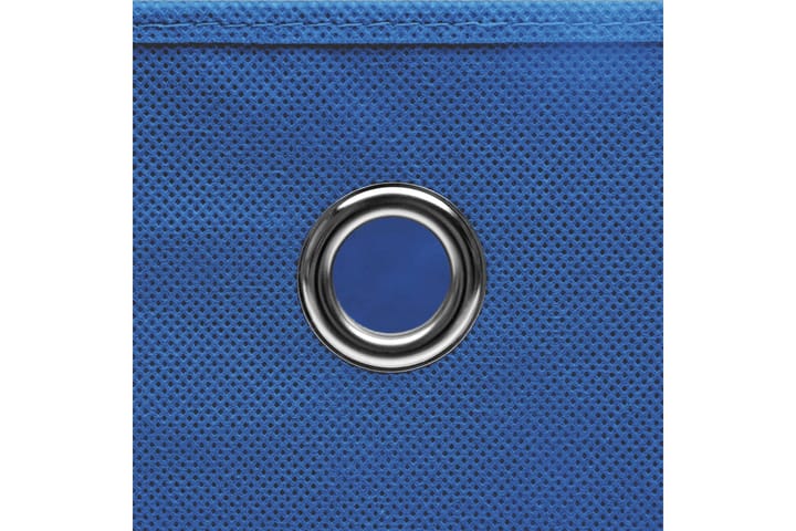 Säilytyslaatikot 10 kpl kuitukangas 28x28x28 cm sininen - Sininen - Säilytyslaatikko - Laatikko