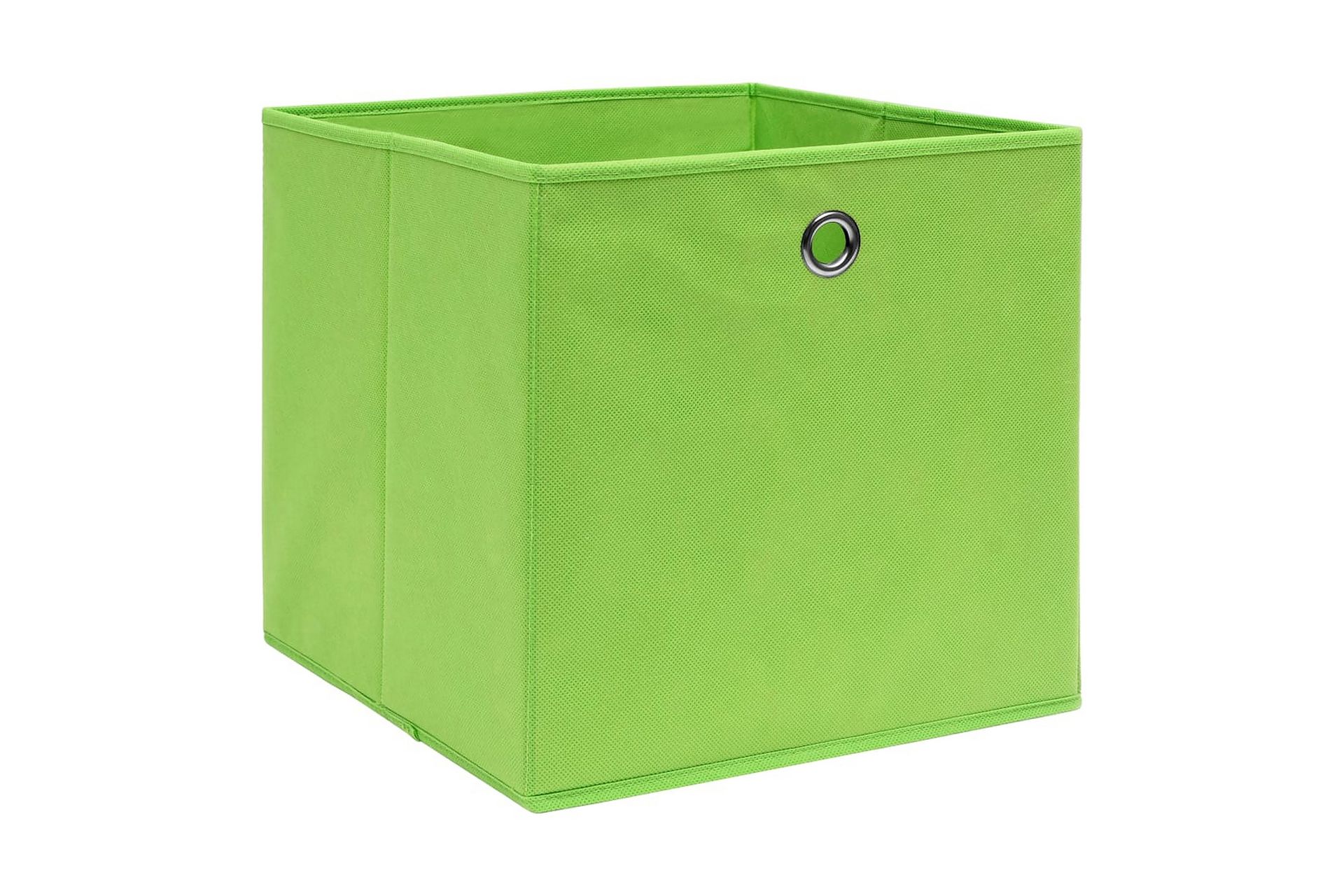 Säilytyslaatikot 10 kpl kuitukangas 28x28x28 cm vihreä - Vihreä - Säilytys - Piensäilytys - Säilytyslaatikko