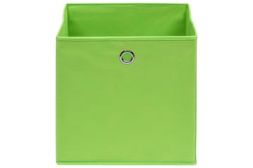 Säilytyslaatikot 10 kpl kuitukangas 28x28x28 cm vihreä - Vihreä - Säilytys - Piensäilytys - Säilytyslaatikko