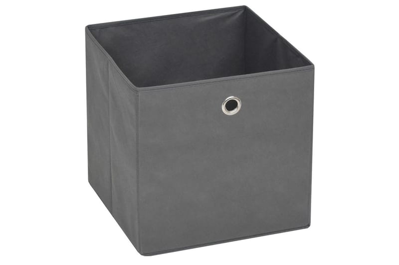 Säilytyslaatikot 10 kpl kuitukangas 32x32x32 cm harmaa - Harmaa - Säilytys - Piensäilytys - Säilytyslaatikko