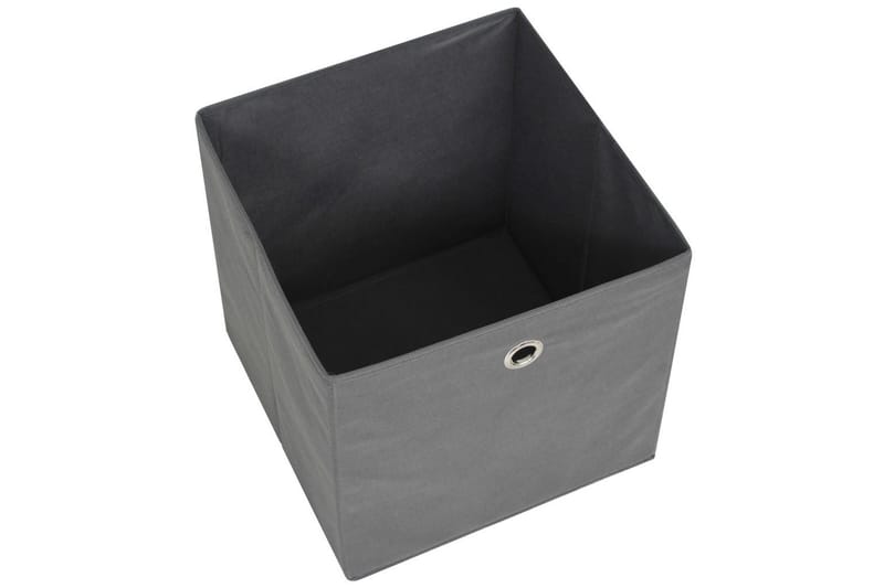 Säilytyslaatikot 10 kpl kuitukangas 32x32x32 cm harmaa - Harmaa - Säilytys - Piensäilytys - Säilytyslaatikko