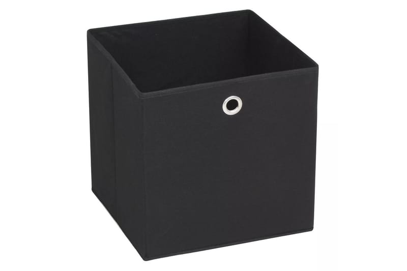 Säilytyslaatikot 10 kpl kuitukangas 32x32x32 cm musta - Musta - Säilytys - Piensäilytys - Säilytyslaatikko