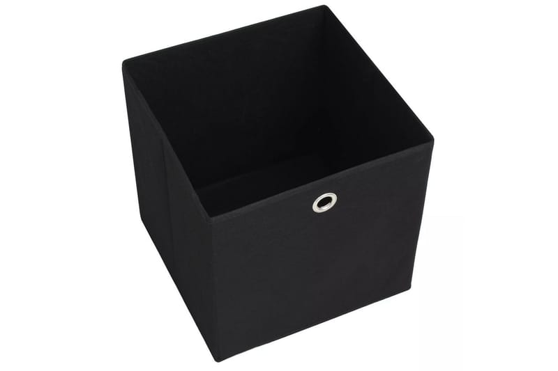 Säilytyslaatikot 10 kpl kuitukangas 32x32x32 cm musta - Musta - Säilytys - Piensäilytys - Säilytyslaatikko