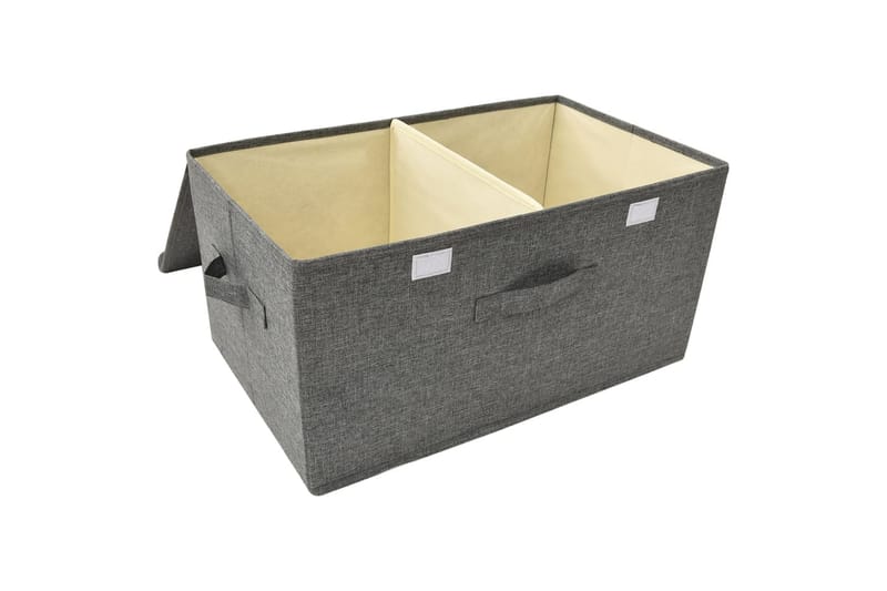 Säilytyslaatikot 2 kpl kangas 50x30x25 cm antrasiitti - Antrasiitti - Säilytys - Piensäilytys - Säilytyslaatikko