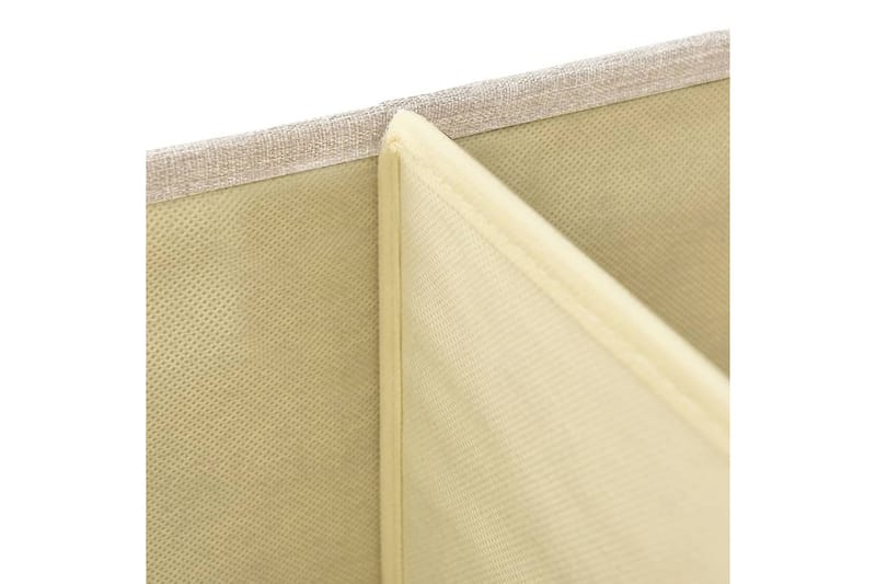 Säilytyslaatikot 2 kpl kangas 50x30x25 cm kerma - Kerma - Säilytys - Piensäilytys - Säilytyslaatikko