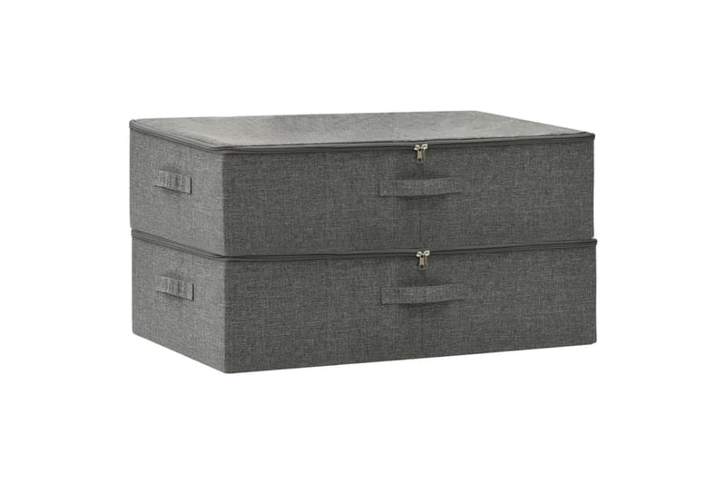 Säilytyslaatikot 2 kpl kangas 70x40x18 cm antrasiitti - Antrasiitti - Säilytys - Piensäilytys - Säilytyslaatikko