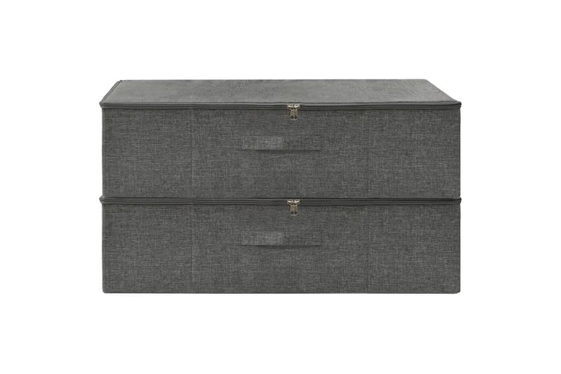 Säilytyslaatikot 2 kpl kangas 70x40x18 cm antrasiitti - Antrasiitti - Säilytys - Piensäilytys - Säilytyslaatikko