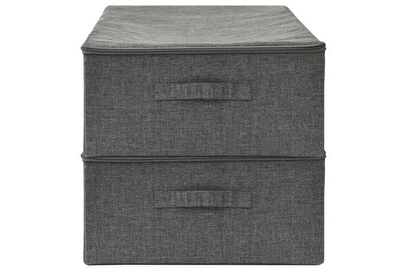 Säilytyslaatikot 2 kpl kangas 70x40x18 cm antrasiitti - Antrasiitti - Säilytys - Piensäilytys - Säilytyslaatikko