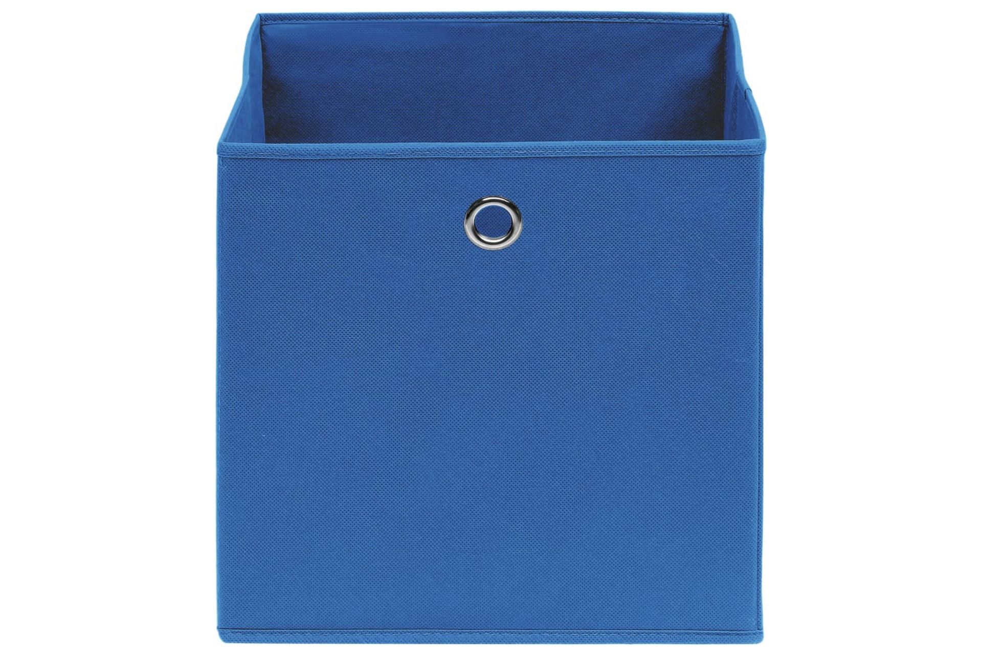 Säilytyslaatikot 4 kpl kuitukangas 28x28x28 cm sininen - Sininen - Säilytys - Piensäilytys - Säilytyslaatikko