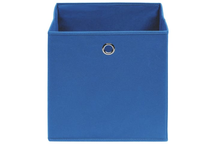 Säilytyslaatikot 4 kpl kuitukangas 28x28x28 cm sininen - Sininen - Säilytyslaatikko - Laatikko