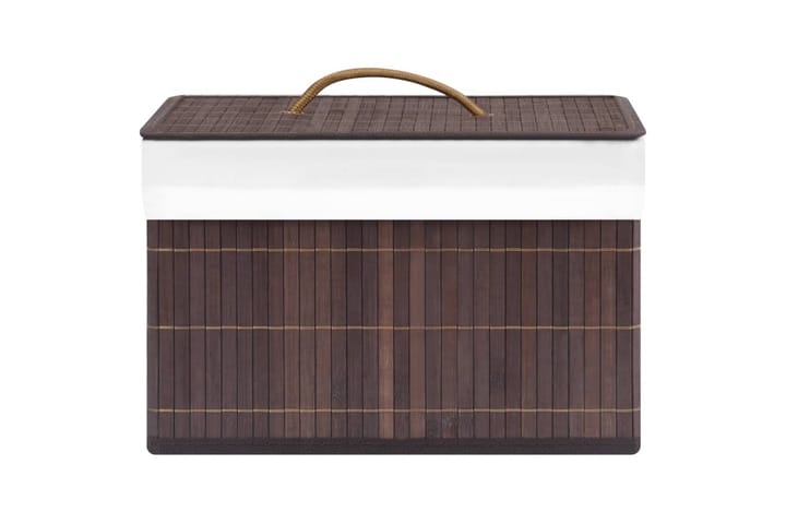Säilytyslaatikot bambu 4 kpl ruskea - Ruskea - Säilytyslaatikko - Laatikko