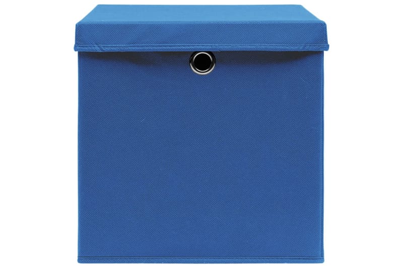 Säilytyslaatikot kansilla 4 kpl 28x28x28 cm sininen - Sininen - Säilytys - Piensäilytys - Säilytyslaatikko
