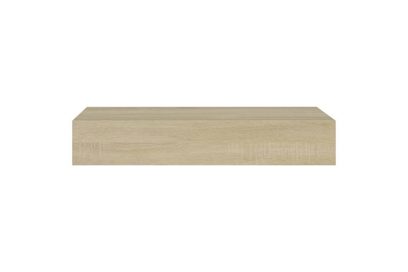 Seinälaatikkohylly tammi 60x23,5x10 cm MDF - Ruskea - Säilytys - Piensäilytys - Säilytyslaatikko