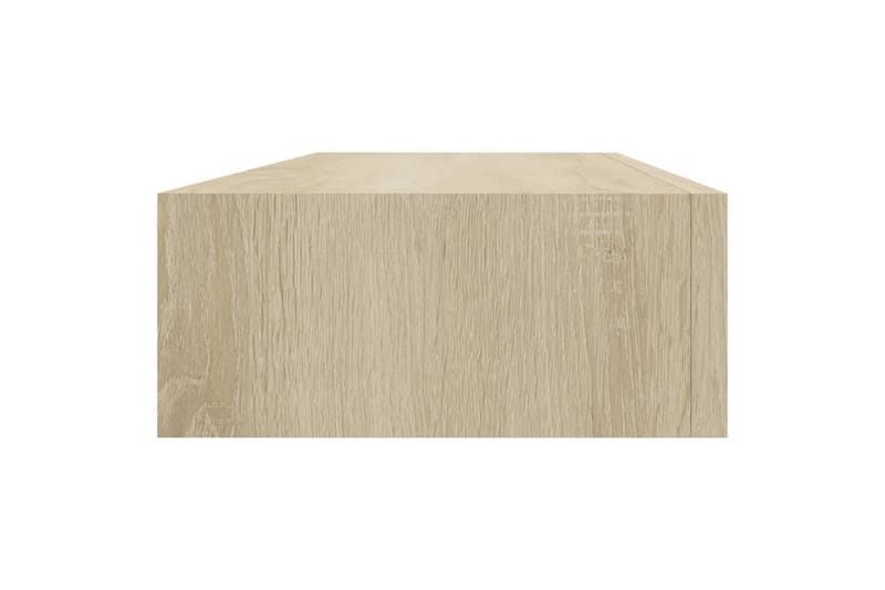 Seinälaatikkohylly tammi 60x23,5x10 cm MDF - Ruskea - Säilytys - Piensäilytys - Säilytyslaatikko