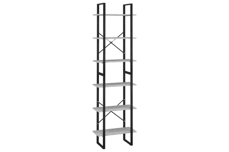 Varastohylly betoninharmaa 60x30x210 cm lastulevy - Harmaa - Säilytys - Piensäilytys - Säilytyslaatikko