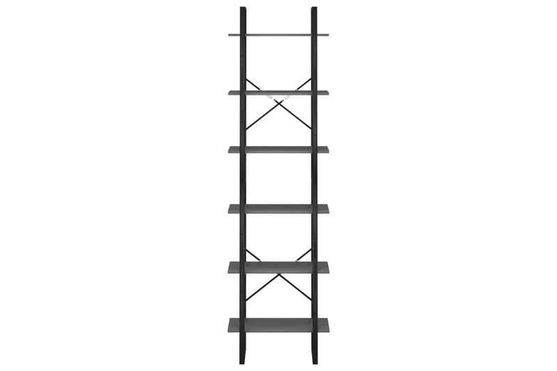 Varastohyllyt 2 kpl harmaa 60x30x210 cm lastulevy - Harmaa - Säilytys - Piensäilytys - Säilytyslaatikko